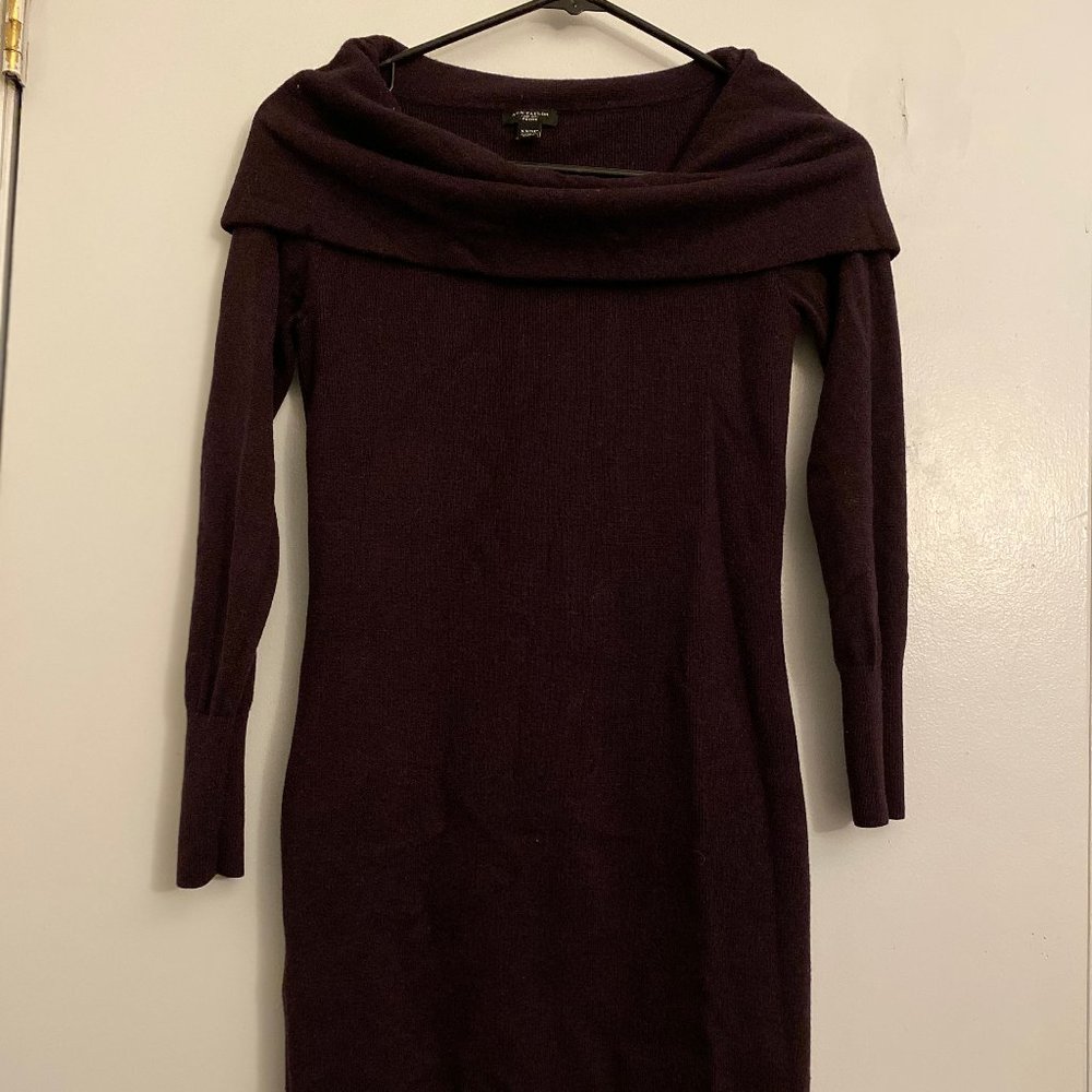 Purple Sweater Dress